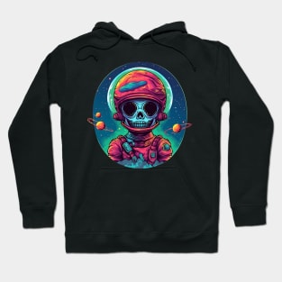 Horror Astronaut skeleton Hoodie